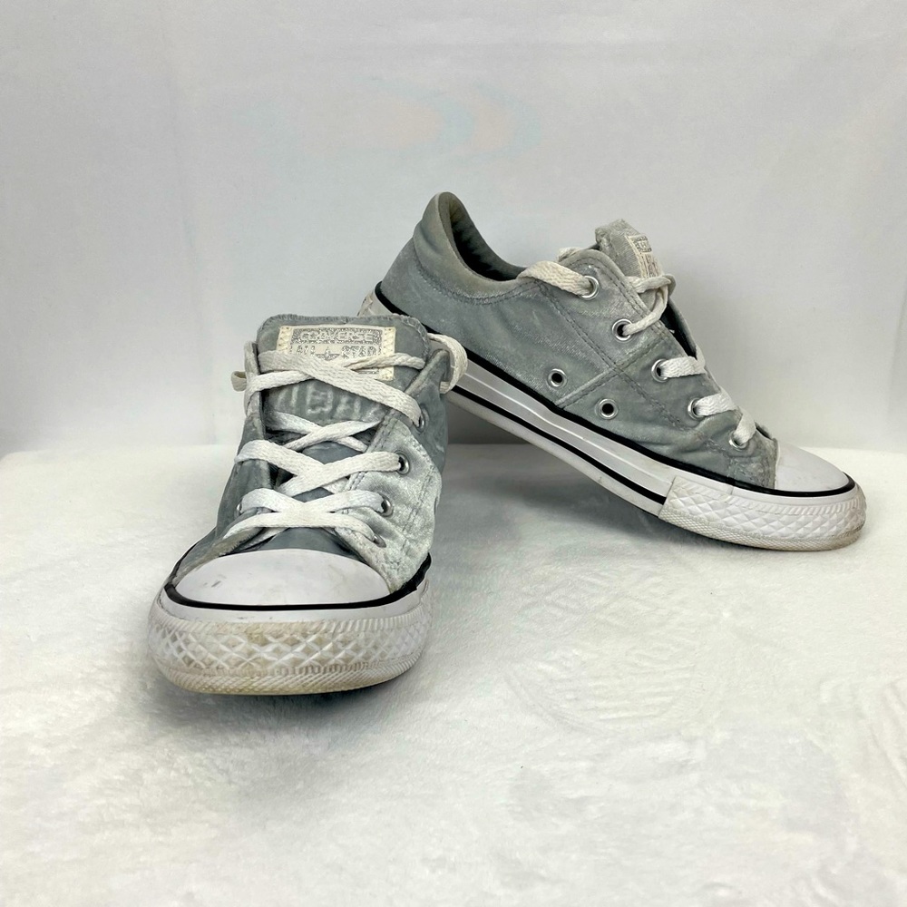 Converse All Star Gray Suede Sneakers 2